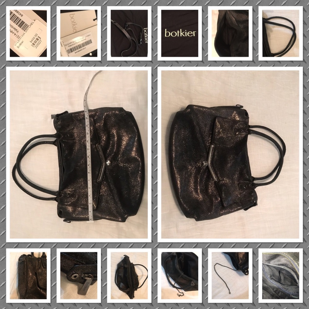 Gunmetal Lambskin Valentina Statchel by botkier